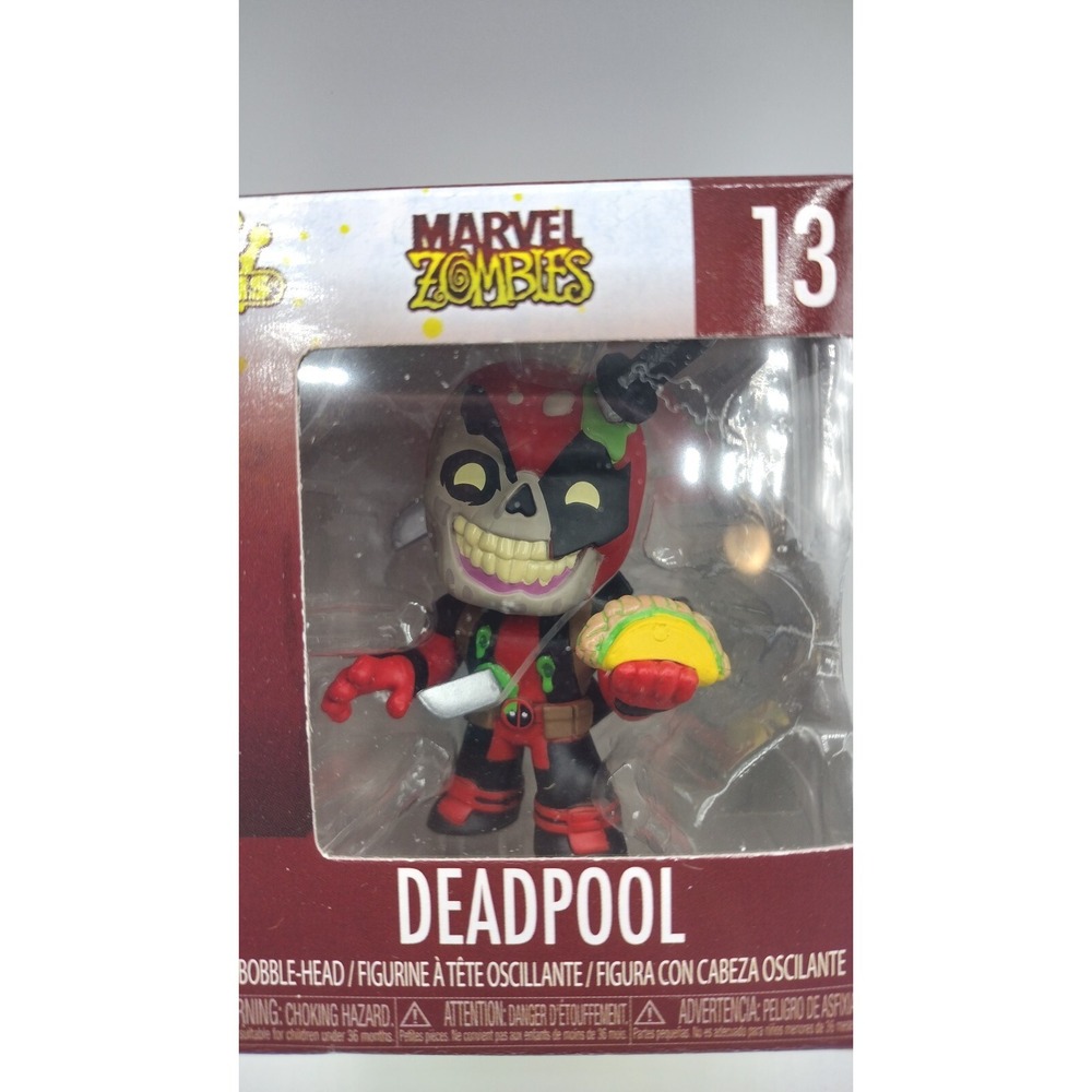 Funko Pop Minis Marvel Zombies Deadpool #13 Rare Collectible Red Black